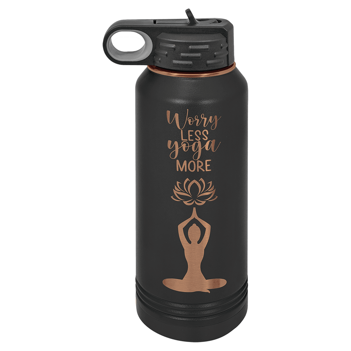 32 oz. Rose Gold Water Bottle - Ballet