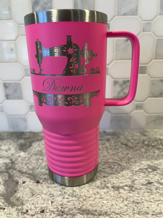 Sewing Machine Travel Mug - 20 oz.